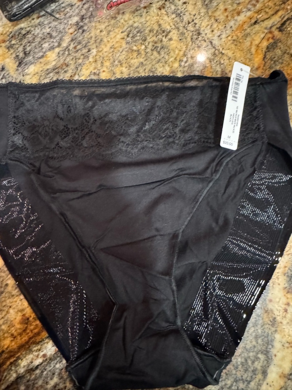 Soma Black Lace High-Waist Panty